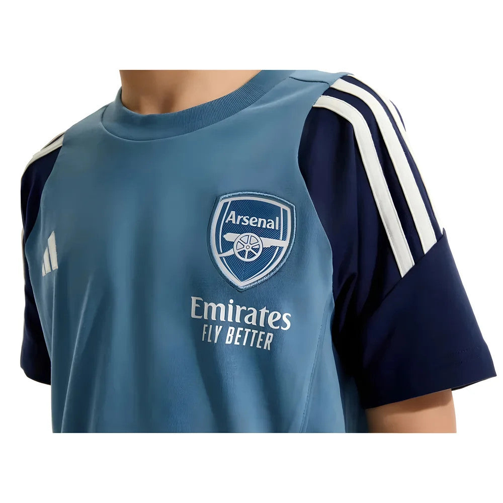 2025-2026 Arsenal Training Tee (Blanch Blue) - Kids_2