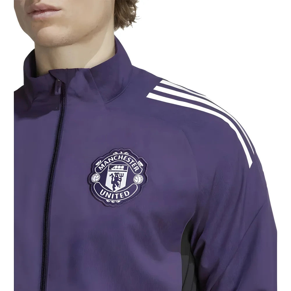2025-2026 Man Utd Presentation Jacket (Aurora Plum)_3