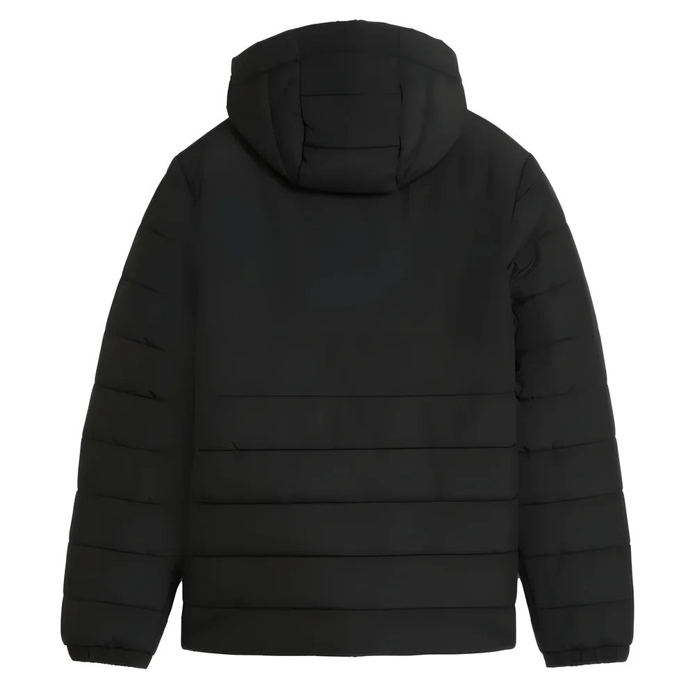 2025-2026 Man City Hooded Padded Coat (Black) - Kids_2