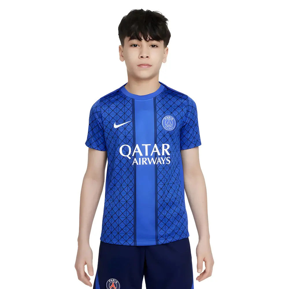 2025-2026 PSG Academy Pro Home Pre Match Shirt (Royal) - Kids_3