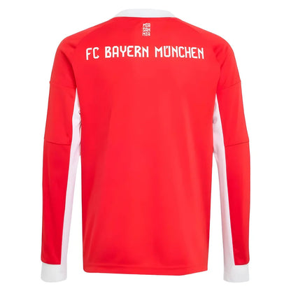 2025-2026 Bayern Munich Long Sleeve Home Shirt (Kids)_2