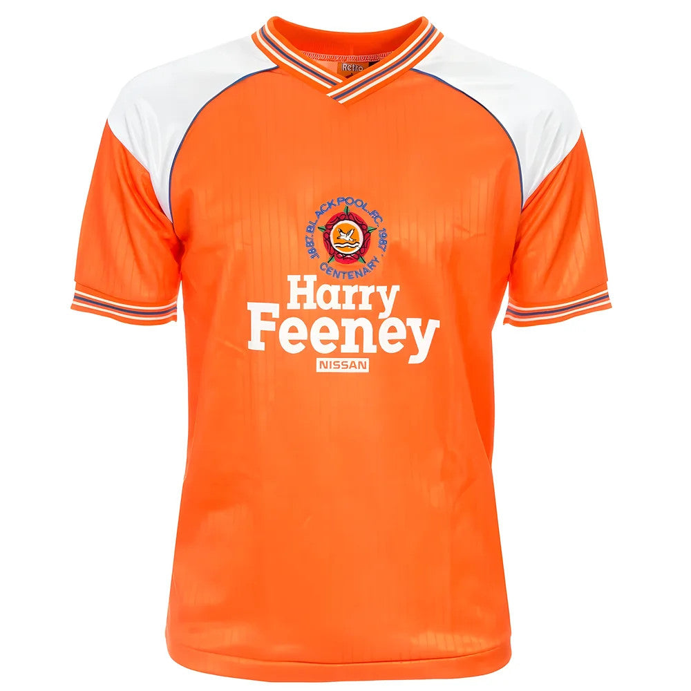 1987-1988 Blackpool Harry Feeney Centenary Shirt_1