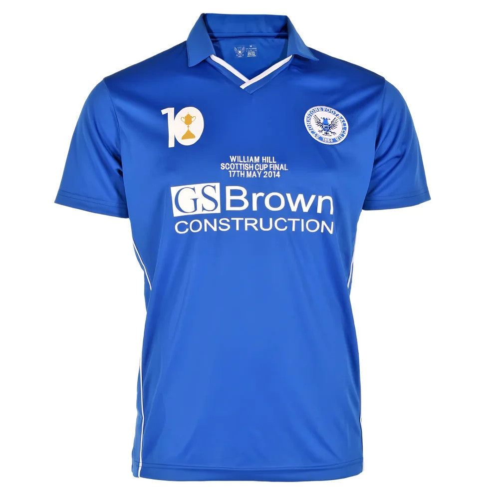 St Johnstone Scottish Cup 10th Anniversary Retro Shirt_0