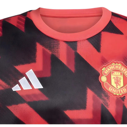 2025-2026 Man Utd Pre-Match Warm Top (Red)_2
