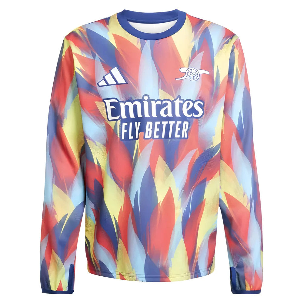 2025-2026 Arsenal Pre-Match Warm Top (Victory Blue)_2