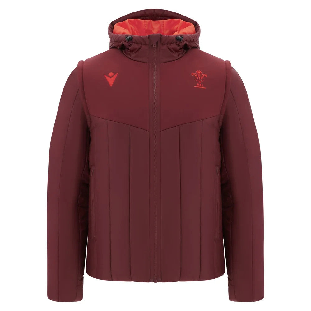 2025-2026 Wales Rugby Travel Bomber Jacket (Deep Red)_3