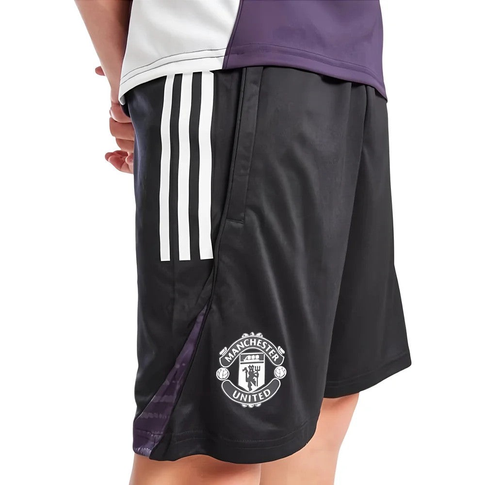 2025-2026 Man Utd Training Shorts (Black) - Kids_3