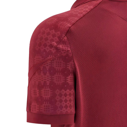 2025-2026 Wales WRU Travel Poly Polo Shirt (Deep Red)_3