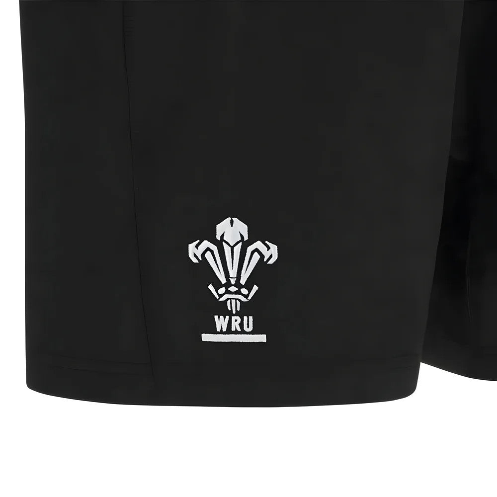 2025-2026 Wales Rugby Training Shorts (Black)_3