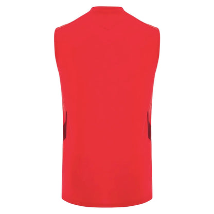 2025-2026 Wales Rugby Training Sleeveless Shirt (Red)_3