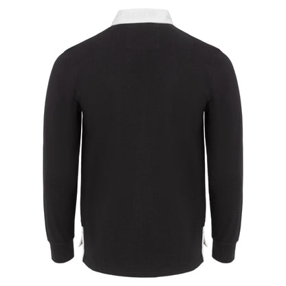 Kooga Vintage New Zealand Men\'s LS Rugby Shirt (Black)_2