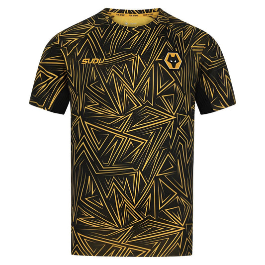 2025-2026 Wolves Home Pre-Match Shirt (Black)_3