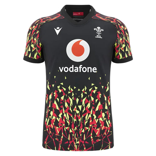 2025-2026 Wales WRU Rugby Training Jersey (Black)_3