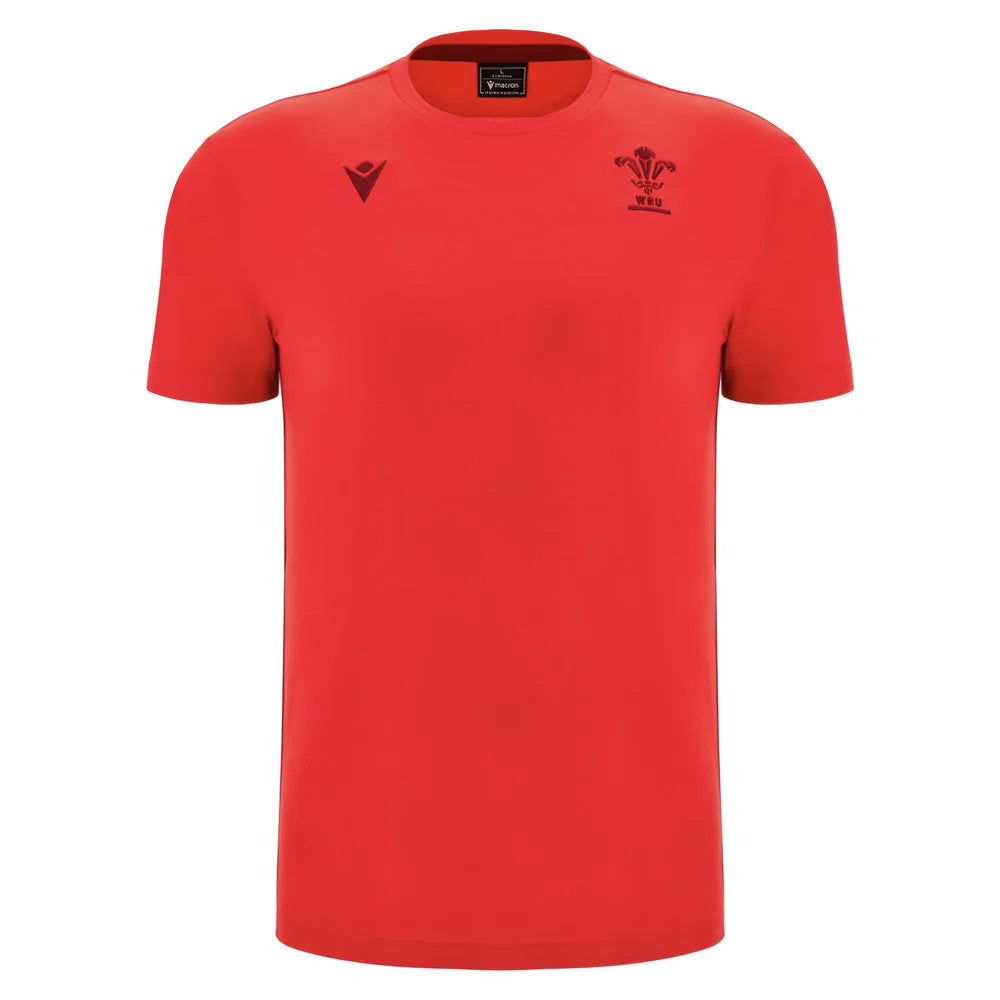 2025-2026 Wales WRU Rugby Travel Cotton Tee (Red)_3