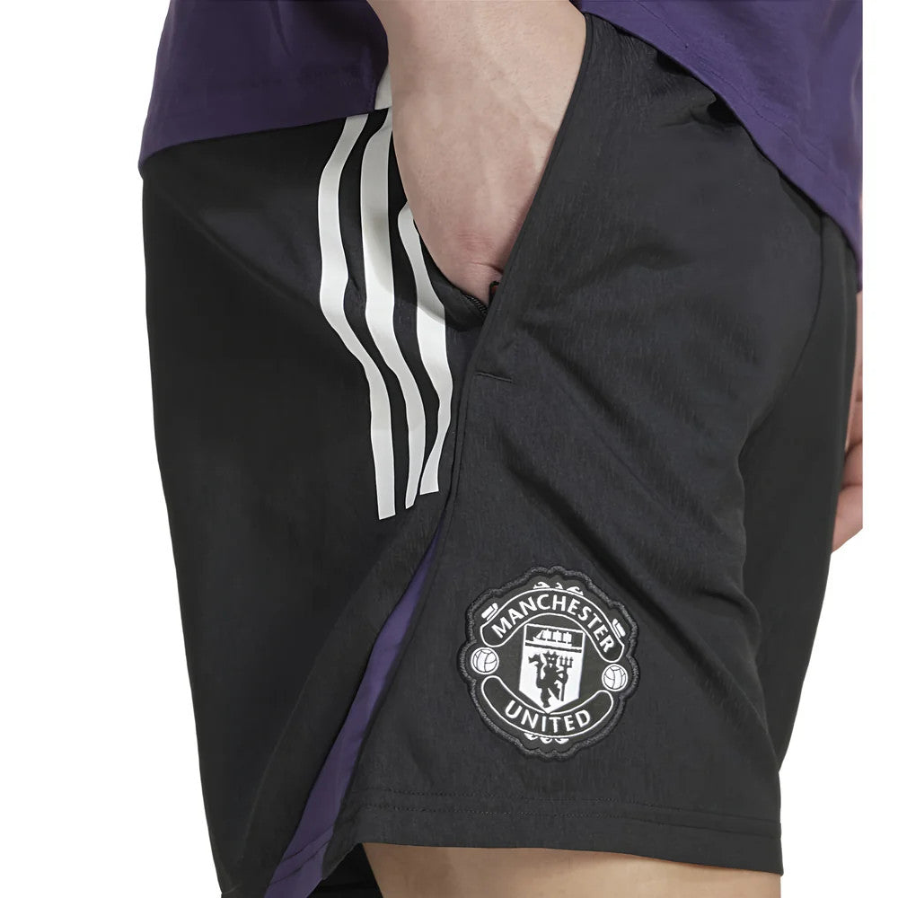 2025-2026 Man Utd Downtime Shorts (Black)_2