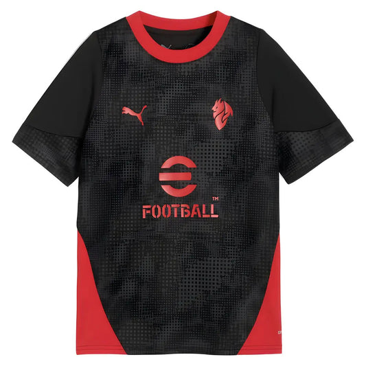 2025-2026 AC Milan Training Jersey (Black) - Kids_1