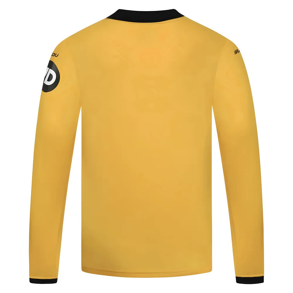2025-2026 Wolves Long Sleeve Home Shirt - Kids_3