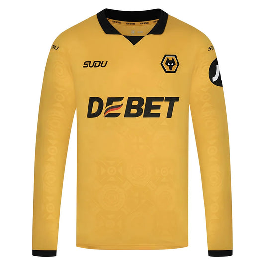 2025-2026 Wolves Long Sleeve Home Shirt_3