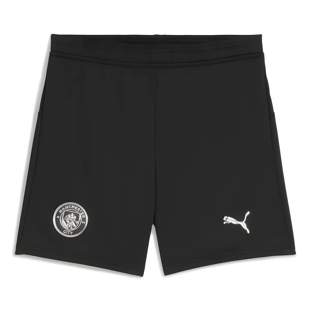 2025-2026 Man City Away Shorts (Black) - Kids_1