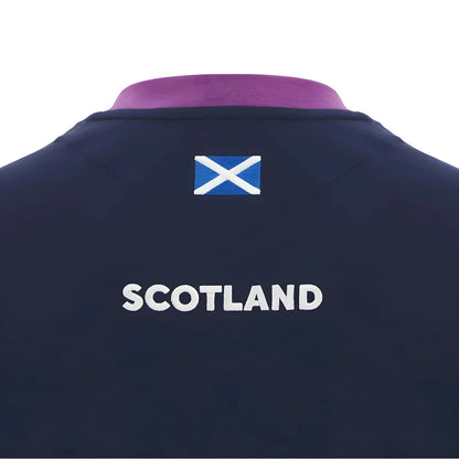 2025-2026 Scotland Rugby Ath Cotton Tee (Navy)_3