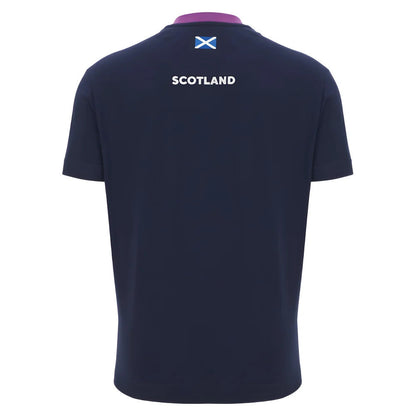 2025-2026 Scotland Rugby Ath Cotton Tee (Navy)_3