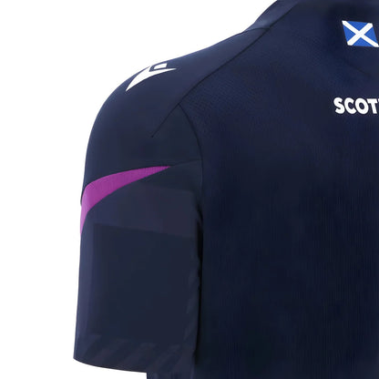 2025-2026 Scotland Rugby Training Poly Shirt (Navy) - Kids_3