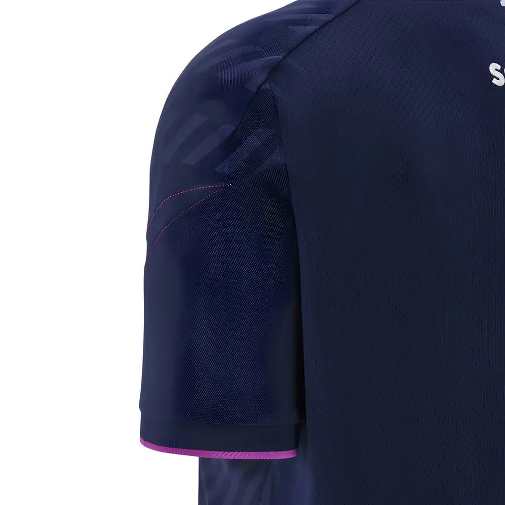2025-2026 Scotland Rugby Travel Poly Polo Shirt (Navy)_3