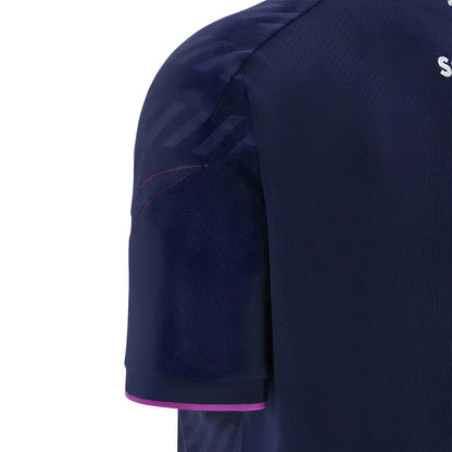 2025-2026 Scotland Rugby Travel Poly Polo Shirt (Navy)_3