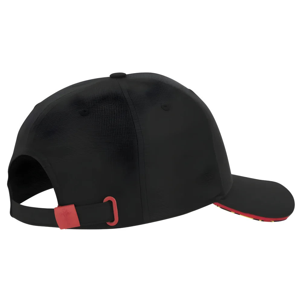 2025-2026 Wales WRU Custom Cap Curved Visor (Black)_3