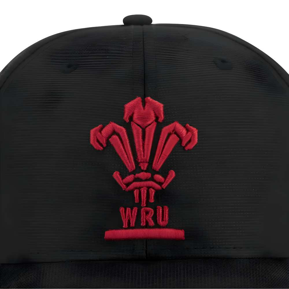 2025-2026 Wales WRU Custom Cap Curved Visor (Black)_3