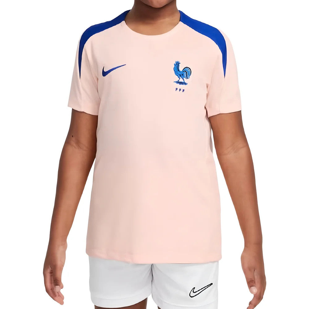 2025-2026 France Strike Training Shirt (Coral) - Kids_2