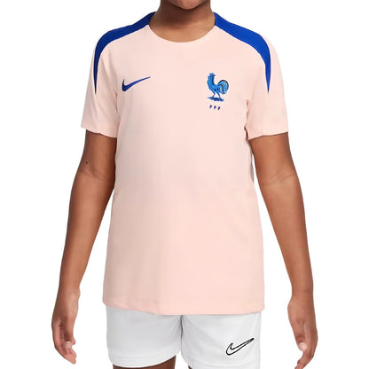 2025-2026 France Strike Training Shirt (Coral) - Kids_2