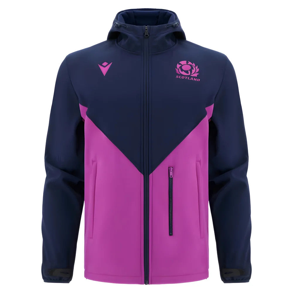 2025-2026 Scotland Rugby Softshell Jacket (Navy)_3