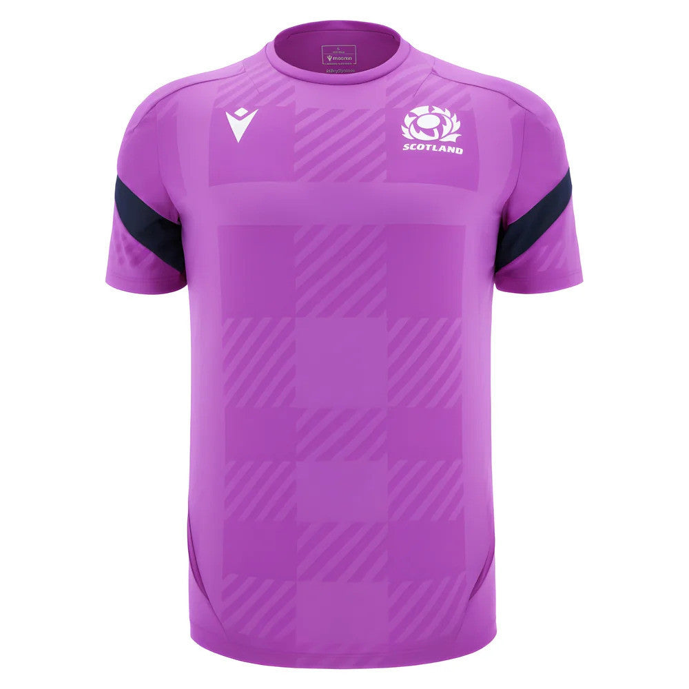 2025-2026 Scotland Rugby Training Poly Shirt (Purple)_3