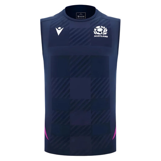 2025-2026 Scotland Poly Sleeveless Training Shirt (Navy)_2