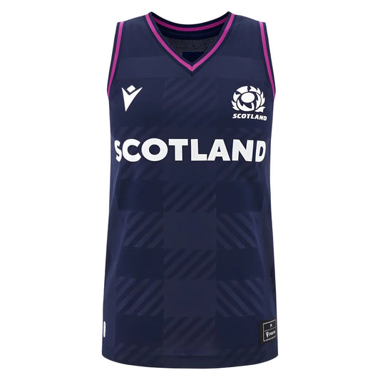 2025-2026 Scotland Rugby Training Singlet (Navy) - Womens_2