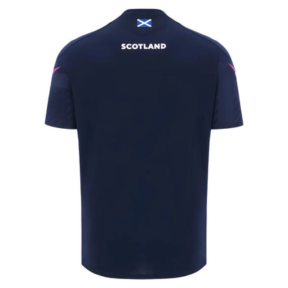 2025-2026 Scotland Rugby Training Poly Shirt (Navy)_2