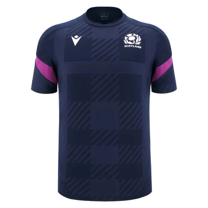 2025-2026 Scotland Rugby Training Poly Shirt (Navy)_2