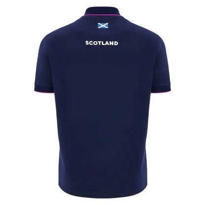 2025-2026 Scotland Rugby Ath Polo Piquet Shirt (Navy)_2