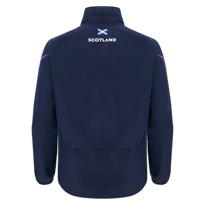 2025-2026 Scotland Rugby Training Rainjacket (Navy)_3