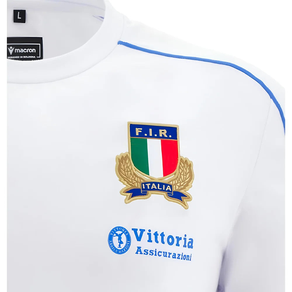 2025-2026 Italy FIR Rugby Ath Cotton Shirt (White)_3