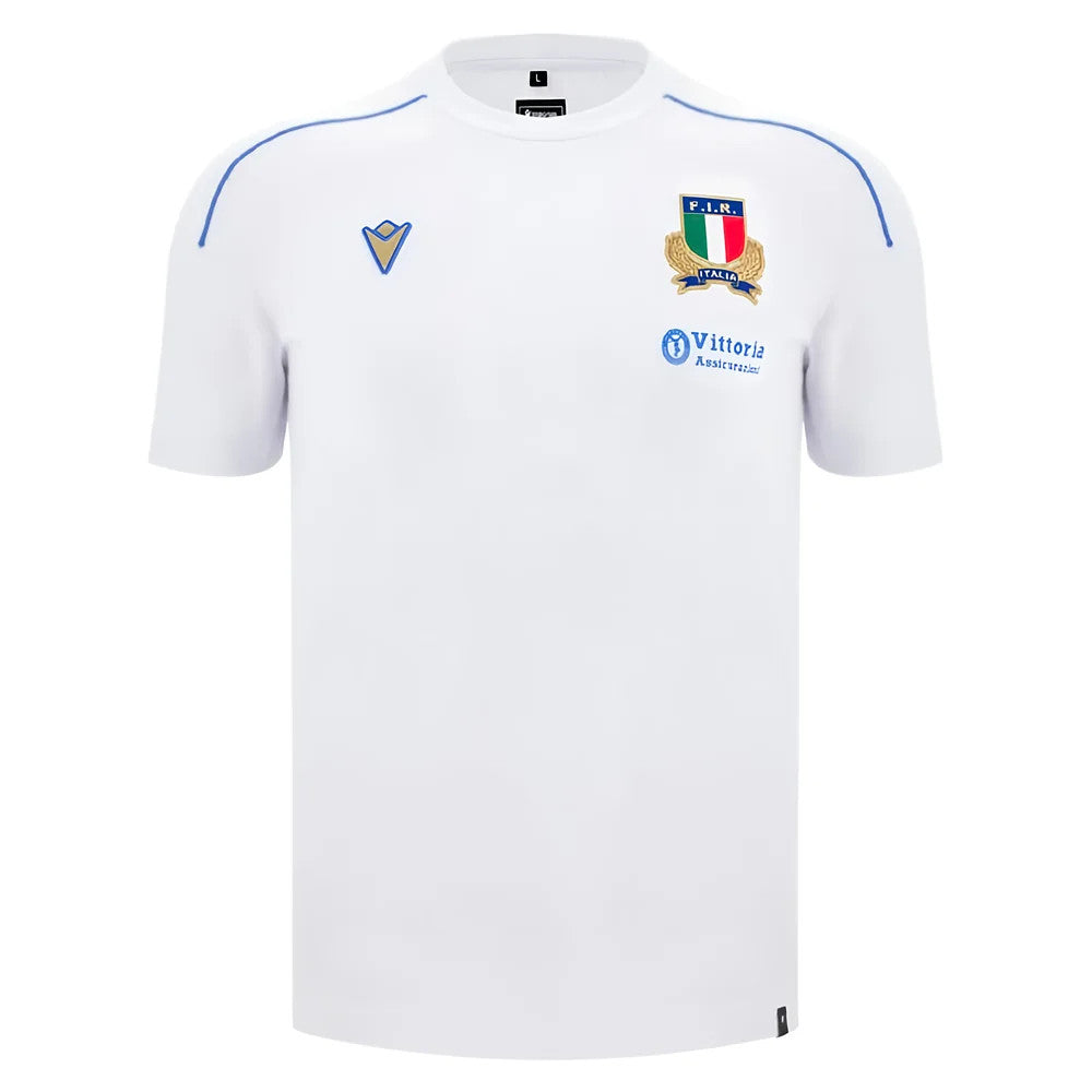 2025-2026 Italy FIR Rugby Ath Cotton Shirt (White)_3