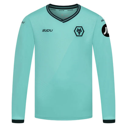 2025-2026 Wolves Long Sleeve Away Shirt (Kids)_2