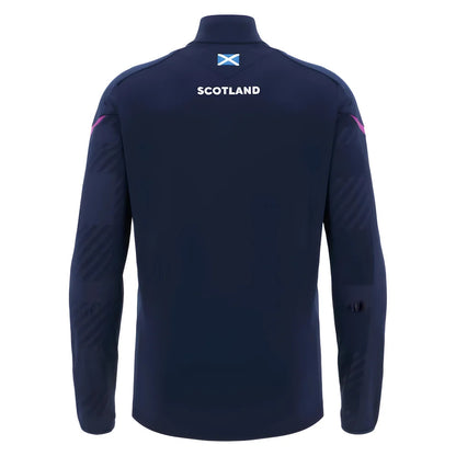 2025-2026 Scotland Rugby 1/4 Zip Training Top (Navy)_3