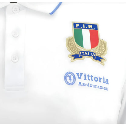 2025-2026 Italy FIR Rugby Cotton Polo Shirt (White)_2