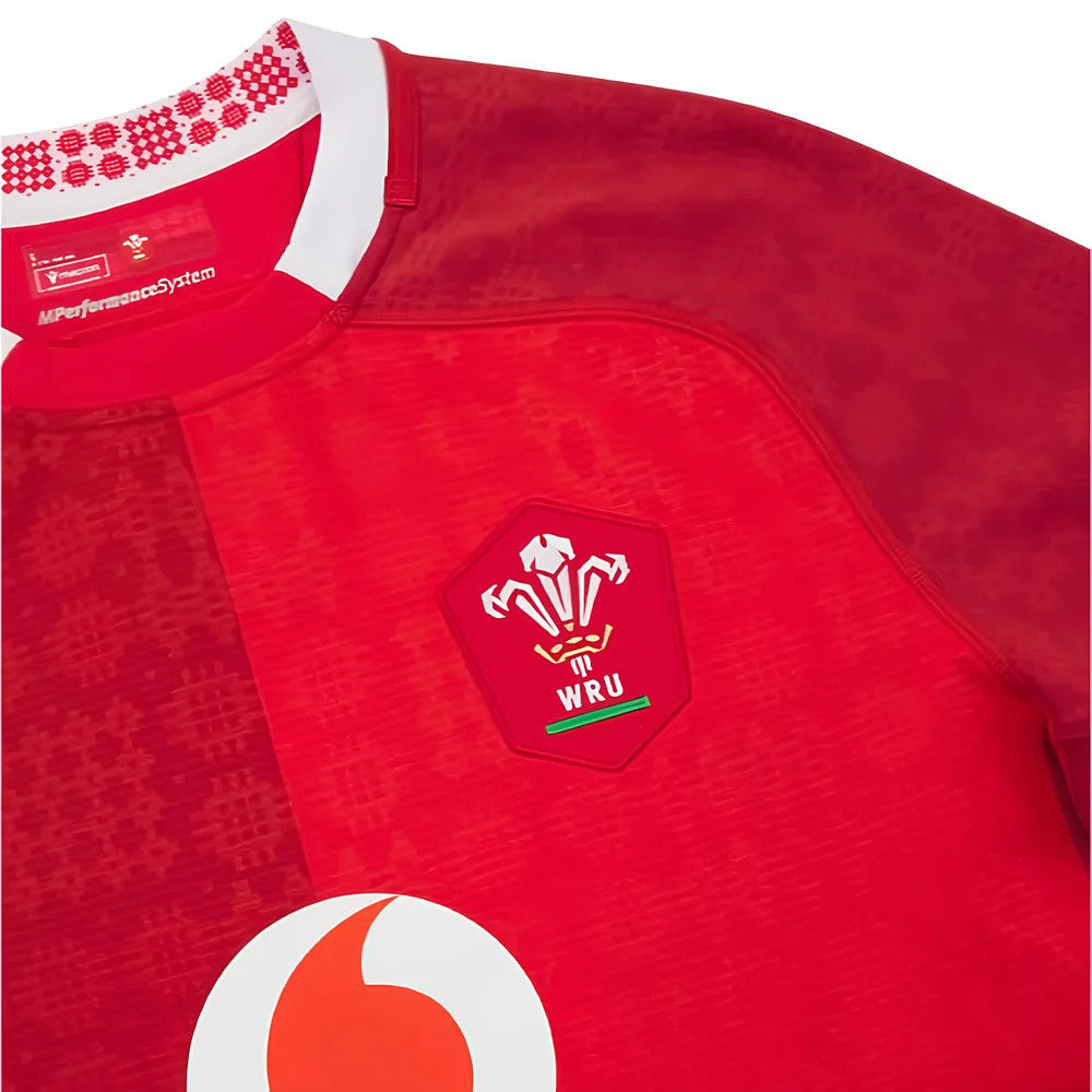 2025-2026 Wales WRU Home Slim Fit Rugby Shirt_2