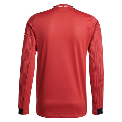 2025-2026 Man Utd Authentic Long Sleeve Home Shirt_3