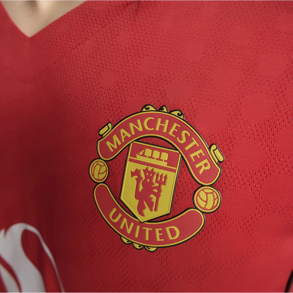 2025-2026 Man Utd Authentic Long Sleeve Home Shirt_3