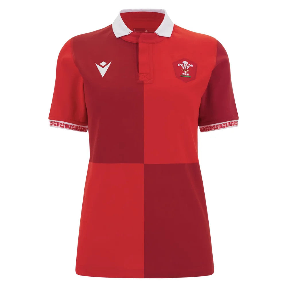 2025-2026 Wales WRU Home Cotton Rugby Shirt (Womens)_2
