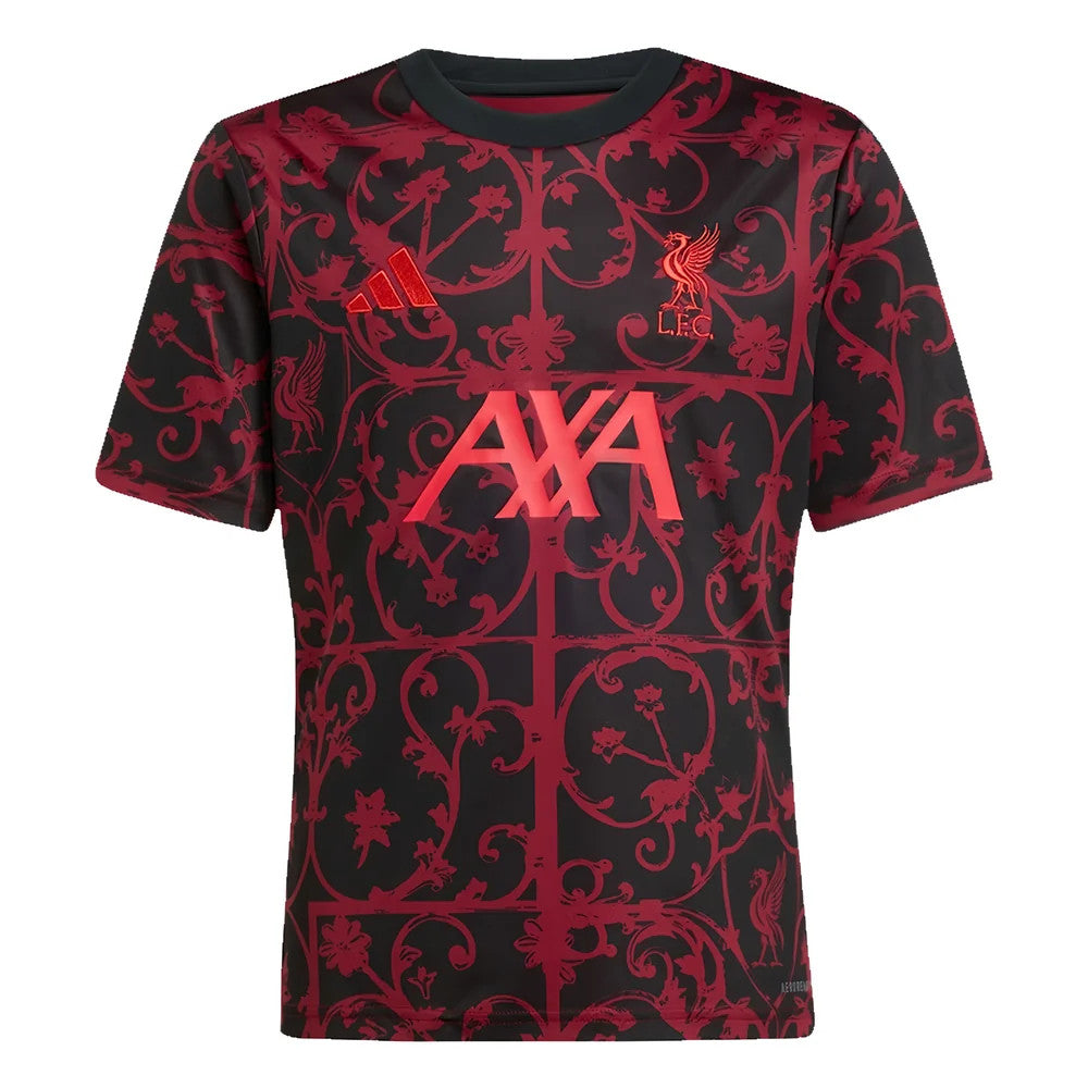 2025-2026 Liverpool Pre-Match Shirt (Black) - Kids_1